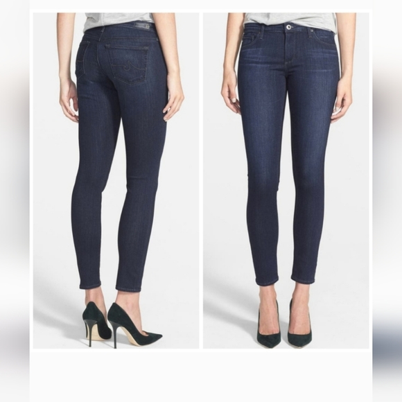 AG Adriano Goldschmied The Legging Super Skinny Jeans Dark Wash 27R - Picture 1 of 7